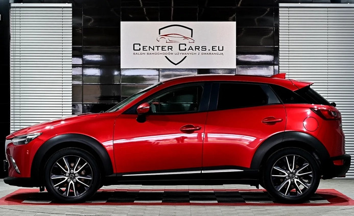 Mazda CX-3 cena 76700 przebieg: 86000, rok produkcji 2018 z Tykocin małe 667